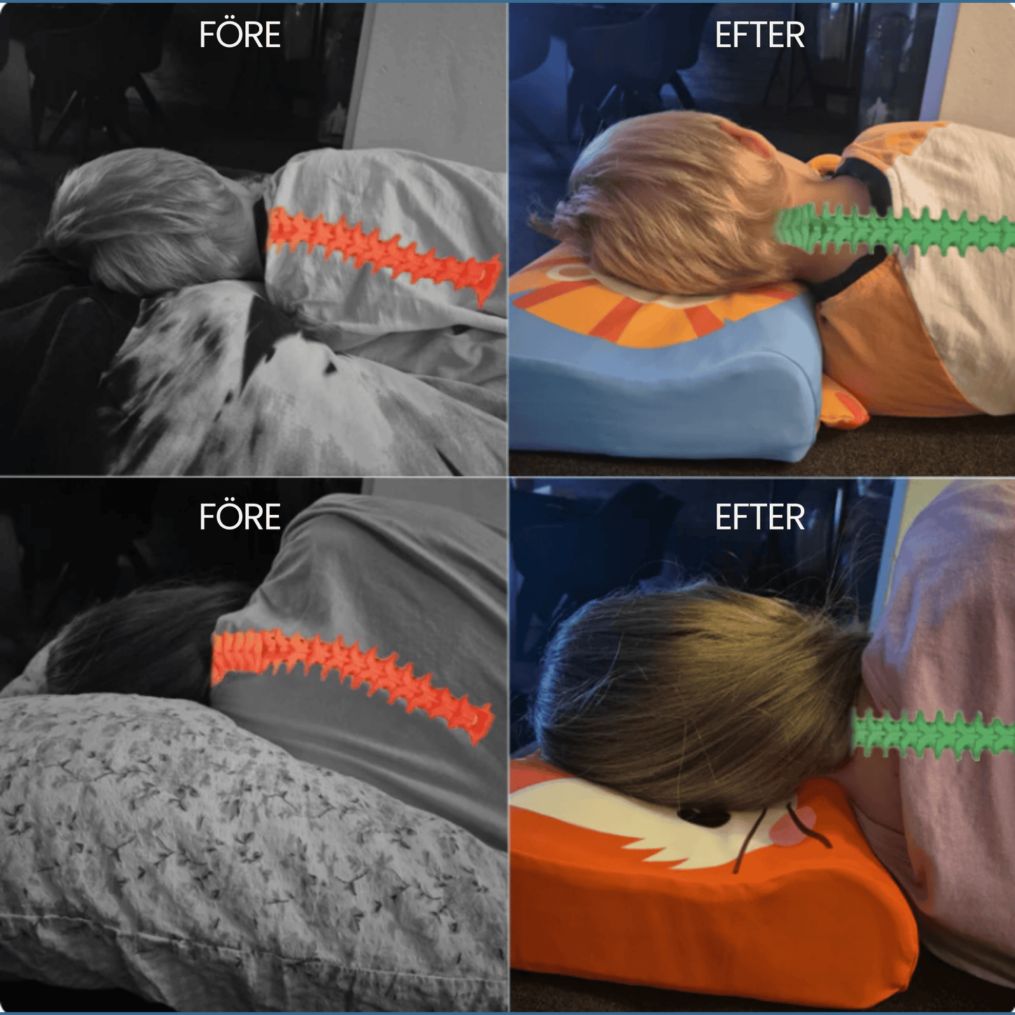 Drömkudden - Barnkudden som ger bättre och hälsosammare sömn